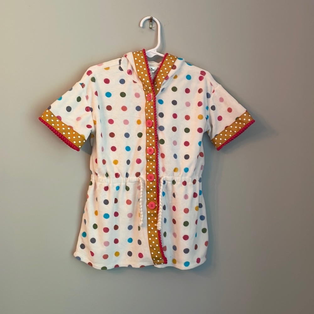 Matilda Jane polka dot Sunfish Swim Cover up size 4